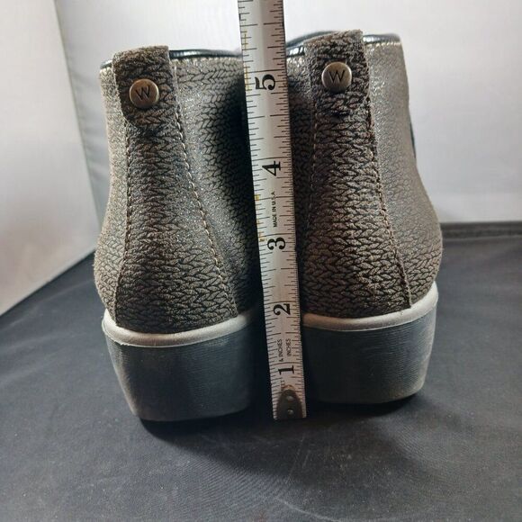 Wolky Dusky Winter Taupe Chukka Wedge Boots size 37 US size 6M - Picture 11 of 13